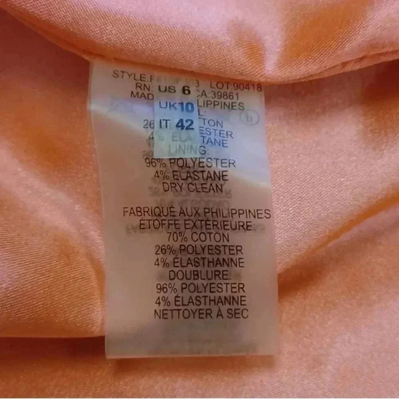 T Tahari Grey Textured Stretched Dart Midi Skirt Size 6 - Picture 10 of 10